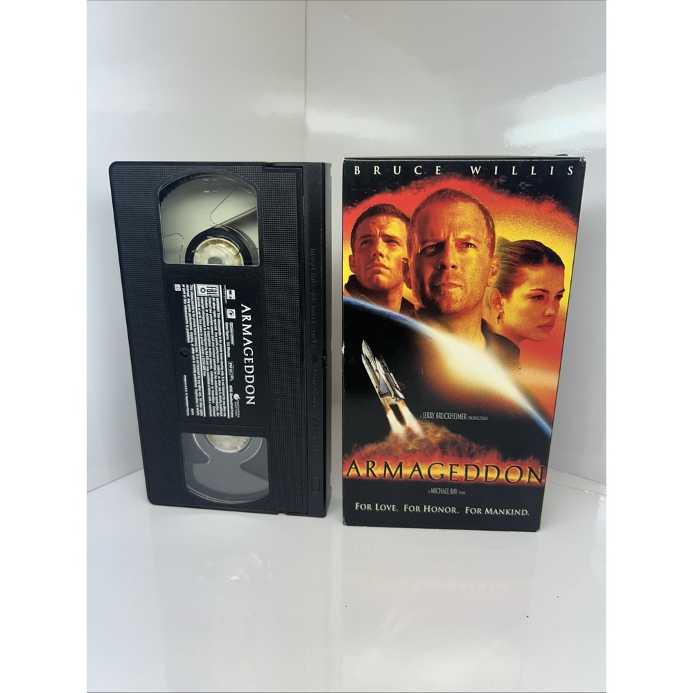 Armageddon (VHS, 1997)‎ Bruce Willis, Ben Affleck Michael Bay Space